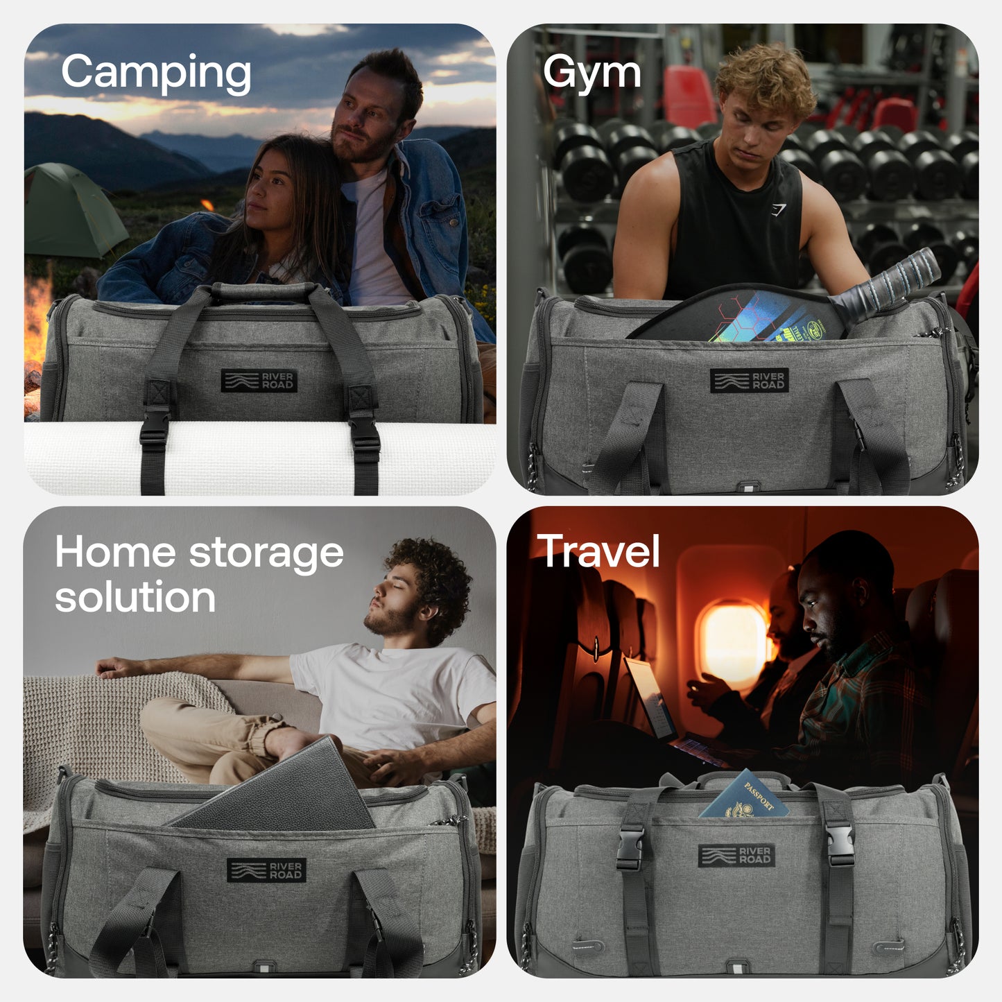 Movex 33L Medium Duffle Bag - Dark Gray