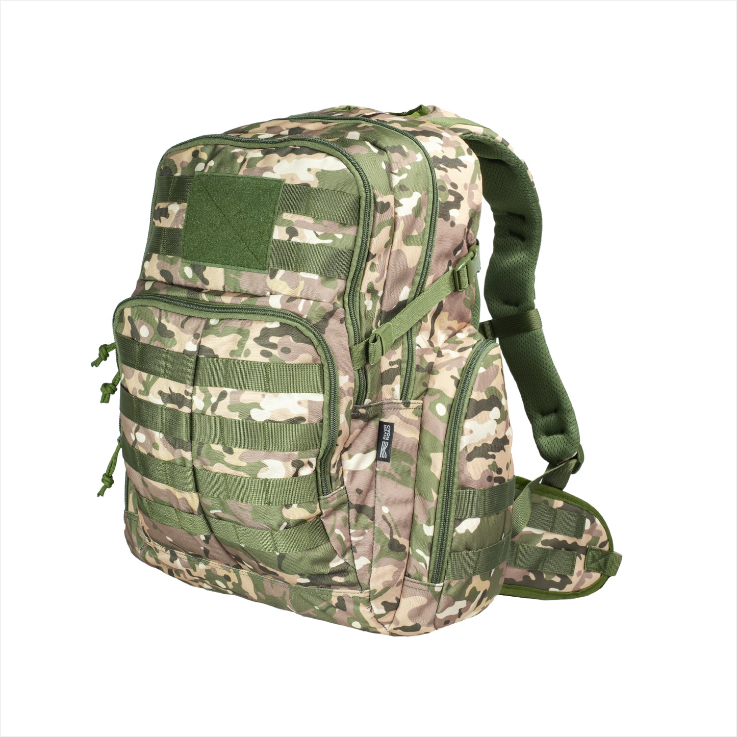 Huntex 40L Tactical Backpack in Green Camo