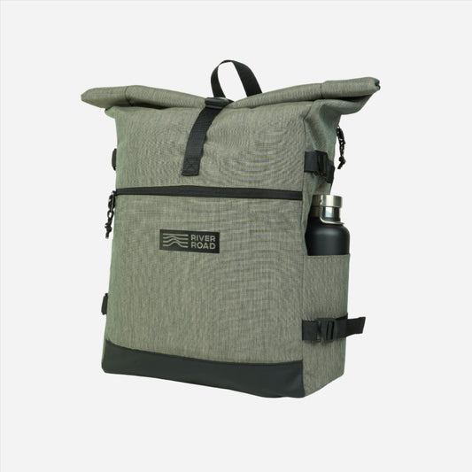 CityRoll Easy Access Backpack - Dark Green - 20 L